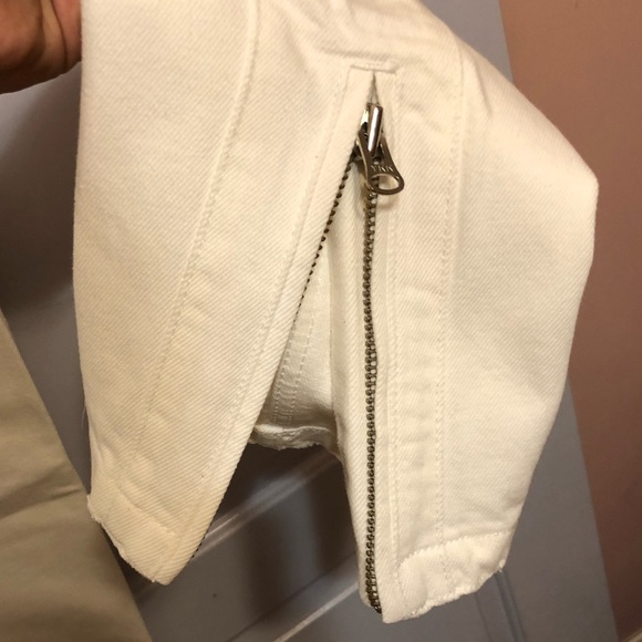 H&M ISABEL MARANT White Mens Moto Jeans - Picture 11 of 13